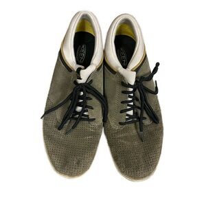 Keen Men’s GHI Suede Perf Green Lace Up Low Rise Shoes- Size 11.5‎